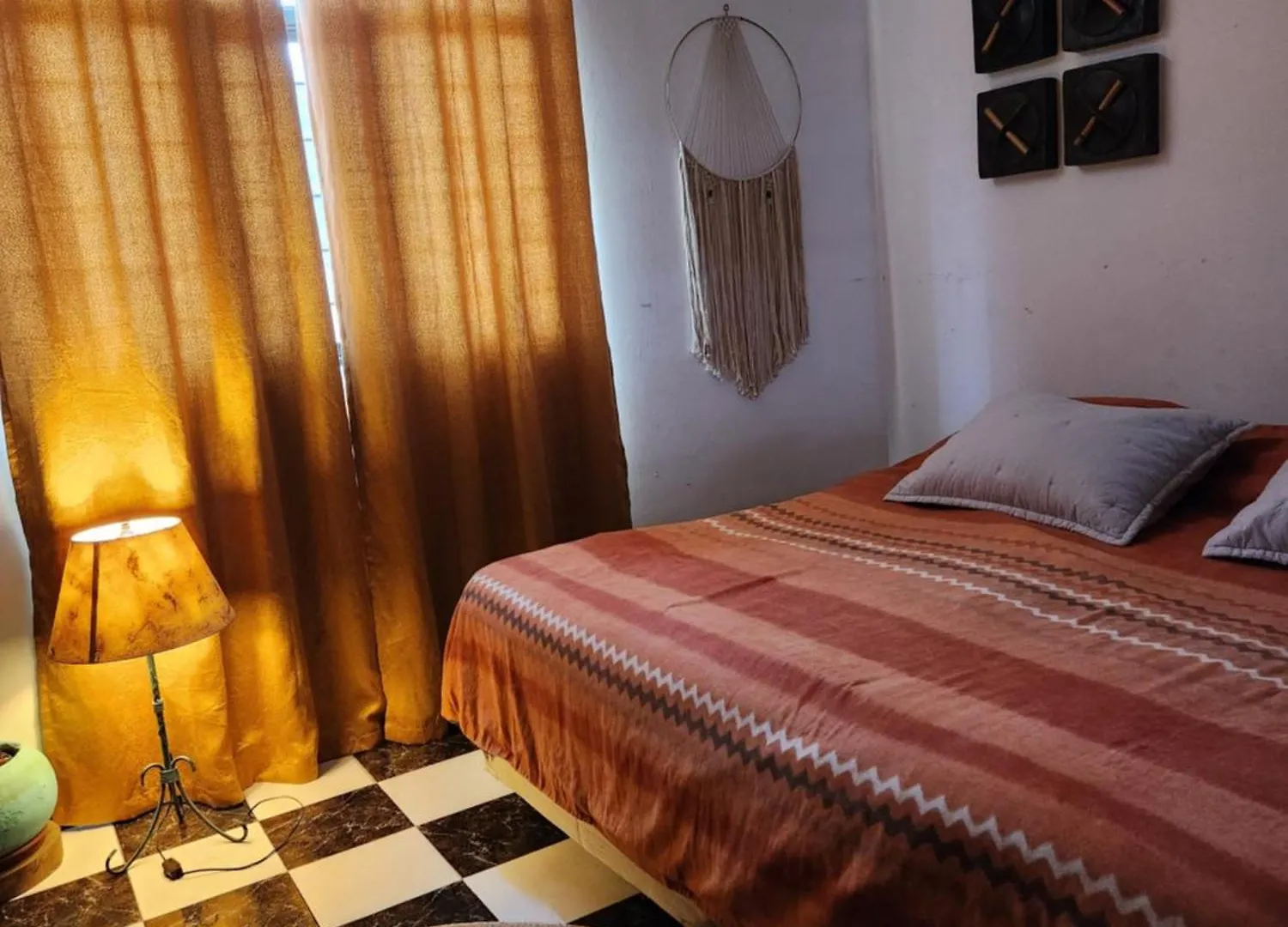 Habitacion King Casa Ahava Cholula Puebla Homestay