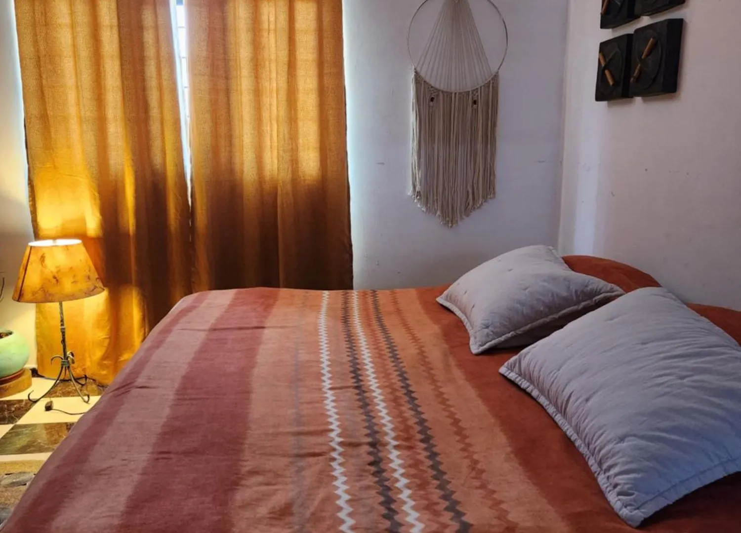 Habitacion King Casa Ahava Cholula Puebla Homestay